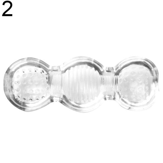 Giocattolo del sesso per l'allenatore del pene degli uomini della tazza dell'aereo del masturbatore del silicone molle trasparente