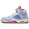 Trophy Room X Air 5 Retro Ice Blue Men Sneakers Sail-Metallic-Gold-University-Red CI1899-400