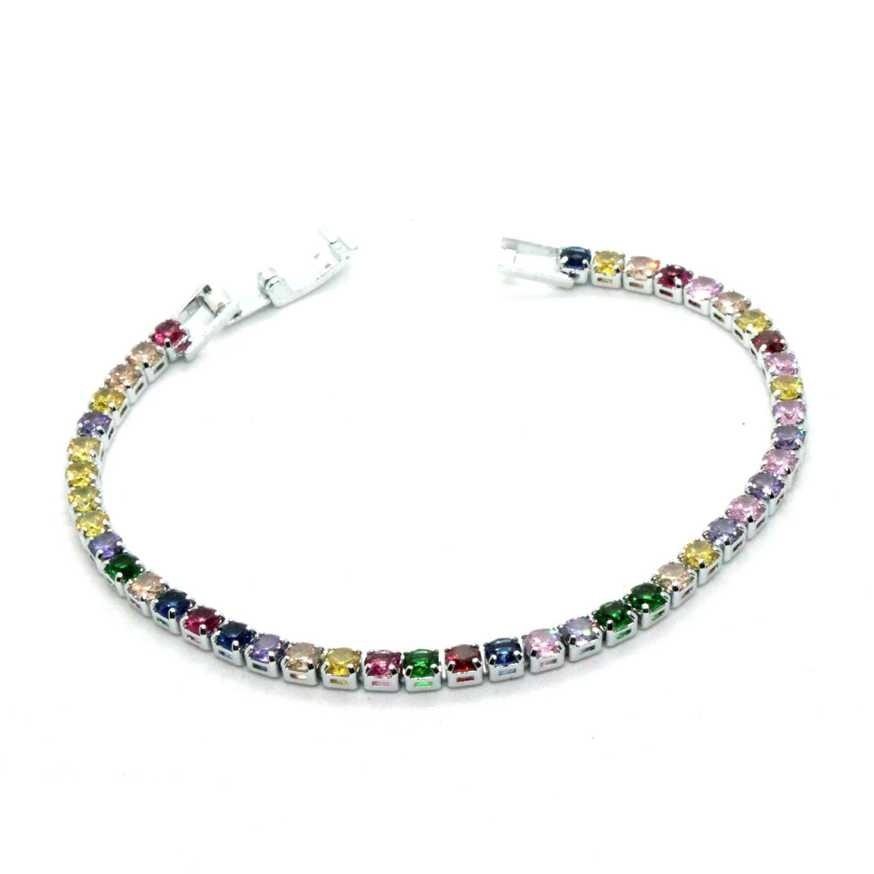 

Женский серебряный цвет циркониевый камень водный браслет ювелирный аксессуар подарок