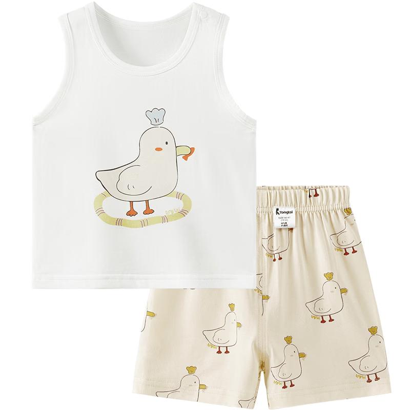 

TONGTAI Unisex Baby Summer Sleeveless Vest & Shorts Set 120cm