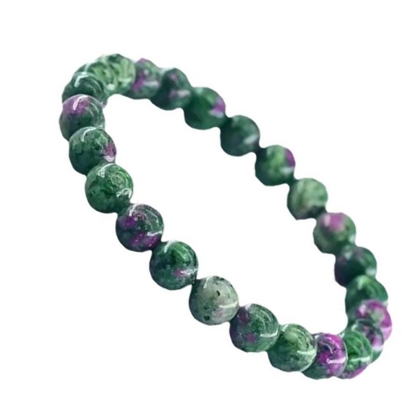 Red And Green Natural Aiding In Attracting Wealth And Good Fortune Bringing Continuous Luck Couple Bracelet