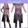 Elegantes und auffälliges Descendants 3 Evil Audrey Cosplay-Kostüm für Mädchen Halloween