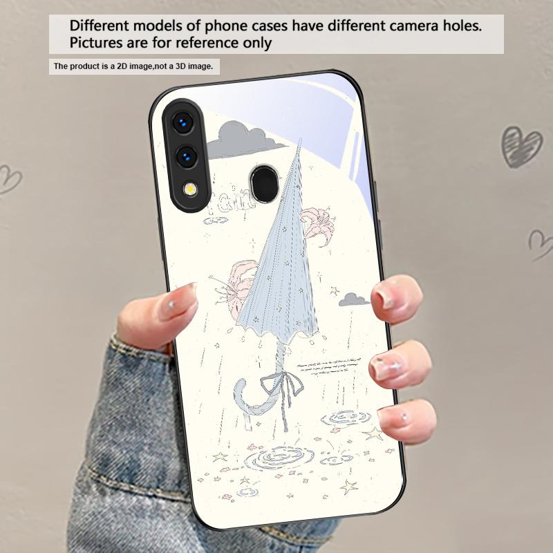 Fresh and Healing Breeze For Samsung Galaxy A30 A31 A32 A33 A34 A35 A42 A30s A20 A25 A26 A51 A56 A54 A72 A73 70 Glass Phone Case