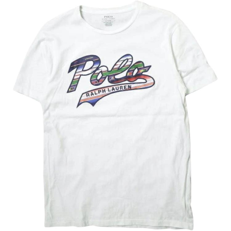 Polo Ralph Lauren Logo Print Short Sleeve Crew Neck T-Shirt Men Tops 710843009-001