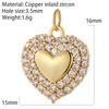 Evil Blue Eye Flower Heart Charms for Jewelry Making Cute Bird Butterfly Bear Gold Color Dijes Diy Earrings Necklace Bracelet