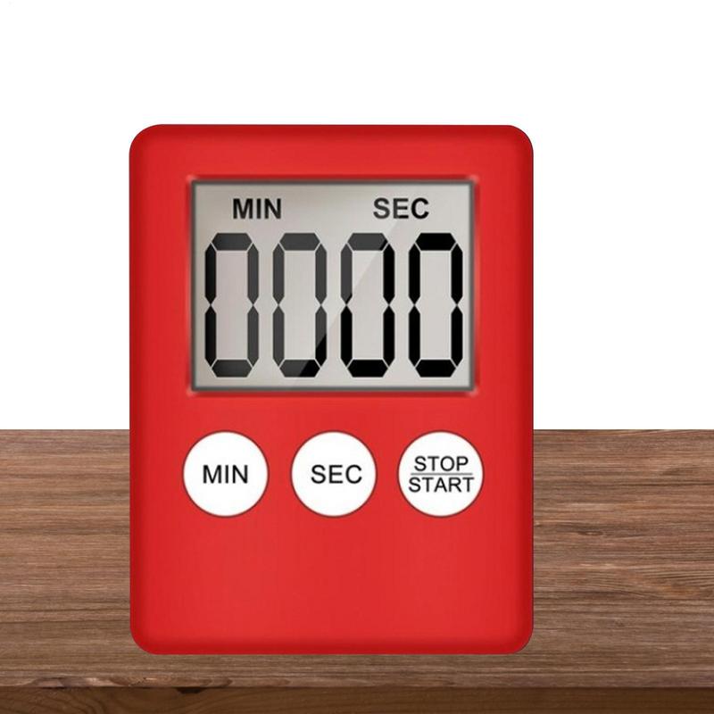 Magnetic Digital Countdown Timer With Memory Function Kitchen Cooking Timer Magnet Clock Sleep Stopwatch Clock Timer