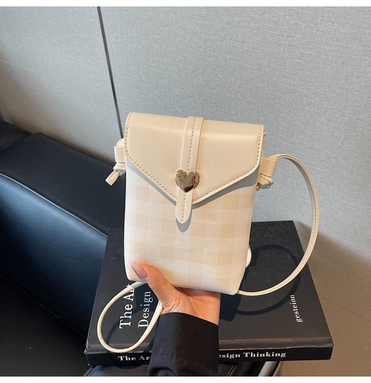 Bag Women's Autumn and Winter New Fashion High-end Shoulder Mobile Phone Bag Mini Mobile Phone Bag Messenger Bag