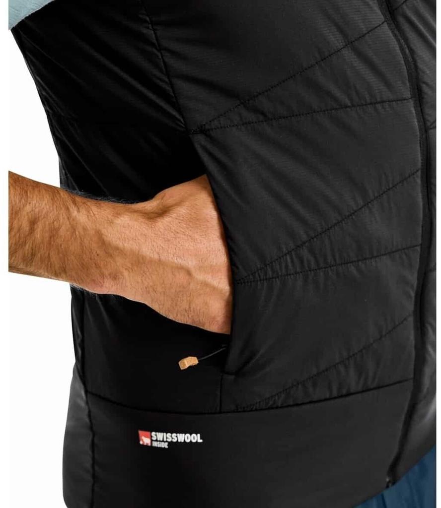 Куртка Ortovox Swisswool PIZ Duan Vest M (61330) черный ворон