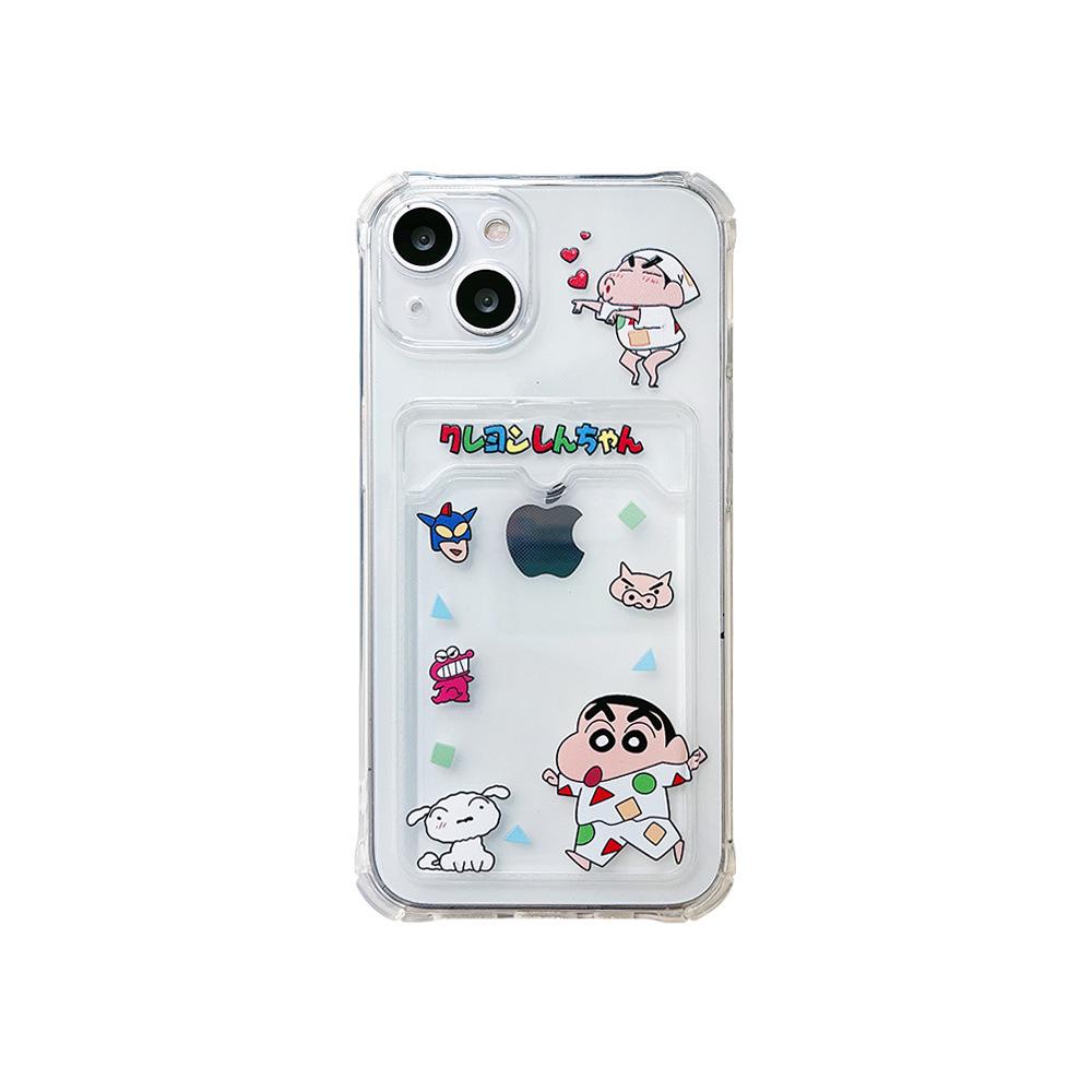 Funny Boy XR Kartensteckplatz Handyhülle für iPhone 11/12/13 Transparent XS Weiblich 15 Pro Max