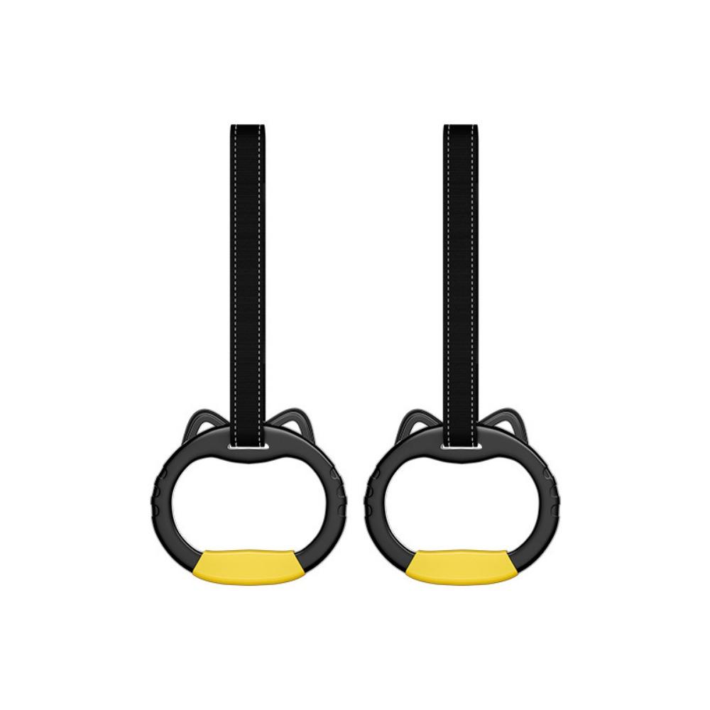 

Durable Pull Up Bar Non-Slip Fitness Exercise Ring Gym Ring Gymnastic Rings Gymnastics Equipment 1 Pair