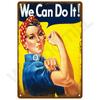 Retro Wall Art Mural Outdoor House Bathroom Home Room Decorations Decor Vintage Metal Signs Plates Tin Sign Posters Man Cave Bar