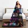 Blankets, Music Notebook Blankets, Gifts for Music Enthusiasts, Music Decoration Blankets, Soft Flange Blankets
