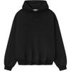 Fear of God Essentials FW25 Fleece Hoodie Men Hoodies Jet-Black 192DT256210F