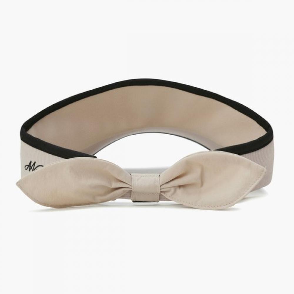 Munsingwear Women Ribbon Mesh High Visor Light Beige Mq322lcp73