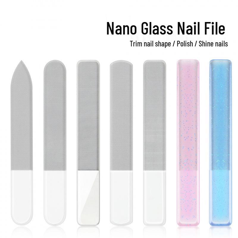 Nano Glass Nail File: Baby Safe, Professional Manicure Tool for Polishing and Shining