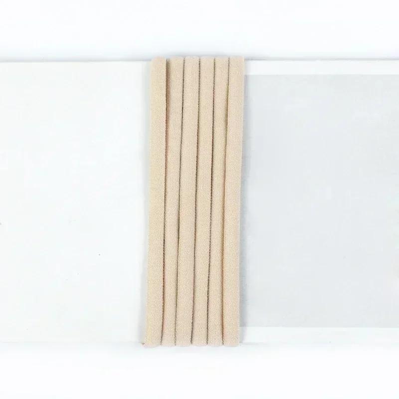 5/10/20M Meetee 3mm/5mm Polyamidseil Gummiband für Haargummi Ohrnähen Gummiband Gurtband Kleidungsstück Schuhe Zubehör