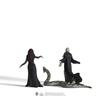 schleich harry potter series Lord Voldemort, Nagini and Bellatrix Lestrange 42684