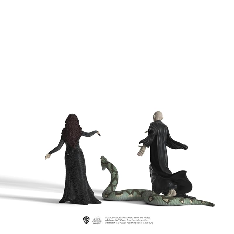 schleich harry potter series Lord Voldemort, Nagini and Bellatrix Lestrange 42684