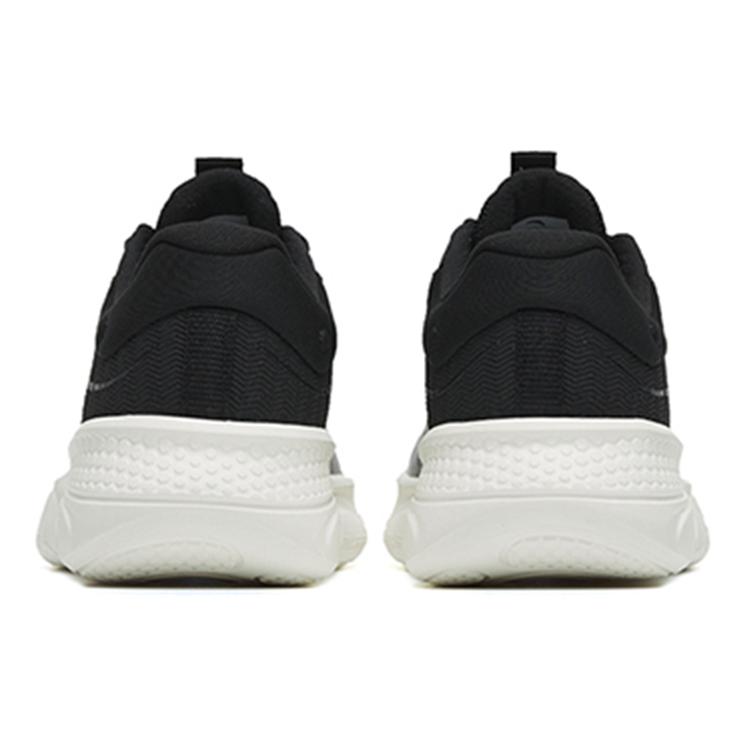 Anta Textile, Synthetic Leather Cushioning Slip Resistant Abrasion Resistant Low Top Training Shoes Men's Black White 112247715-4