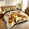 Outer Banks Pattern Bedding Quilt Set Quilt Cover Pillowcase Home Birthday Gift(1 * duvet cover + 2 * pillowcase, without core)