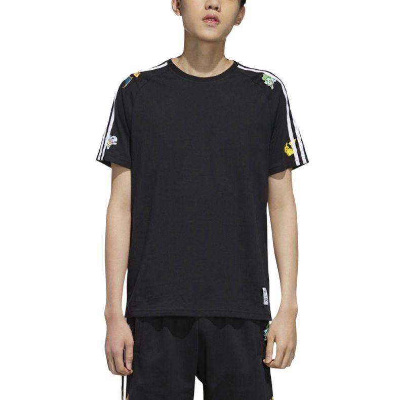 adidas neo x Pokmon Crossover Casual Short Sleeve Black Men's FM0321