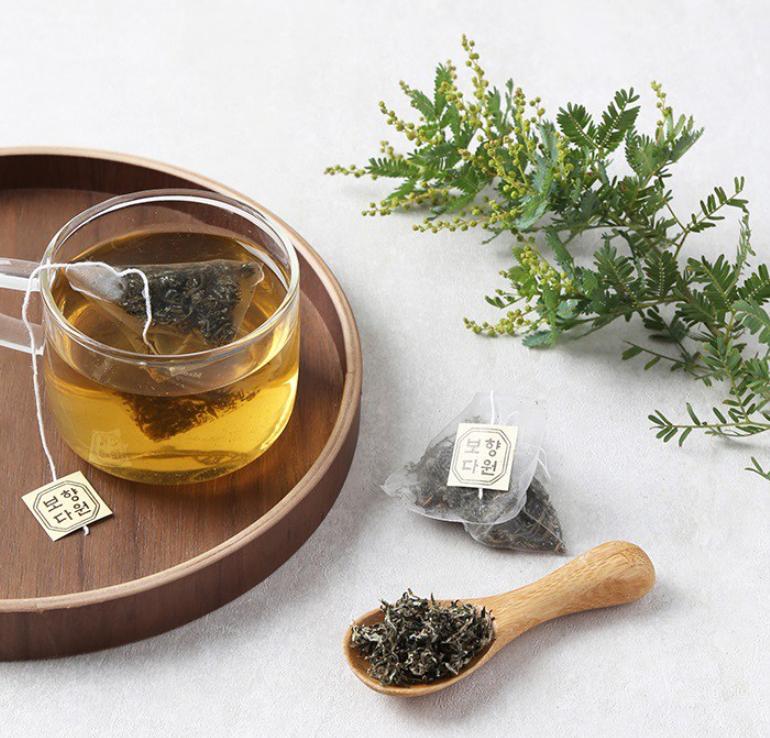 Premium Organic Mugwort Tea from Korea – Natural Detox & Wellness Herbal Infusion