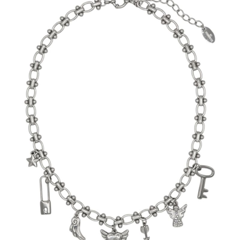 

821WEBSERVICE angel story necklace silver