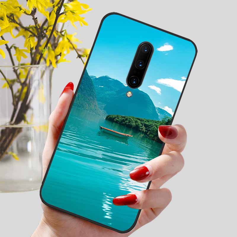 Phone Cover For Oneplus 7 Pro Case Lovely Printed TPU Silicon Soft Capa On for One Plus 7 7T Pro Oneplus7 7Pro Protection Covers