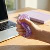 Colorful Dumpling Sensory Stress Ball Glitter Squeeze Toy For School Office Autism Anxiety Relief