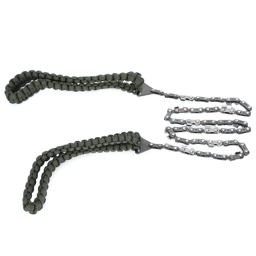 

Portable Hand Chain Saw High Carbon Steel Cutting Trimming Survival Tool for Camping Hiking Hunting