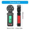 Handheld Wind Guage Speed Meter Anemometer With High Precise Measurement And 6 Unit Option For Industrial Outdoor Use