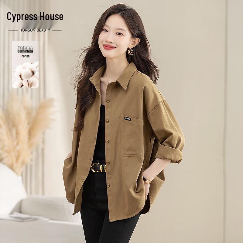 Sibo She Women s Casual Loose-Fit Button-Down Blouse XL