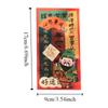 6PCS Chinese New Year Red Envelope Best Wishes Blessing Wealth God Money Envelope Money Bags Spring Festival Lucky Money Pockets