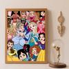 Diamond Painting Kit, 5D Princess Characters Wall Decor Art Gift for Living Room, Bedroom, Study Room Etc.