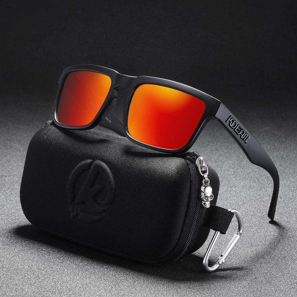 

Cool Color KDEAM Brand Design Luxury Polarized Sunglasses For Men High Quality Square Sun Glasses Fashion Women Shades UV400 Only Sunglasses