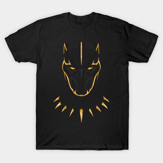 

Men Black Print T-shirt Black Panther - T Chaka No-Cut Transfer Paper Print Cotton Tshirt L чорний