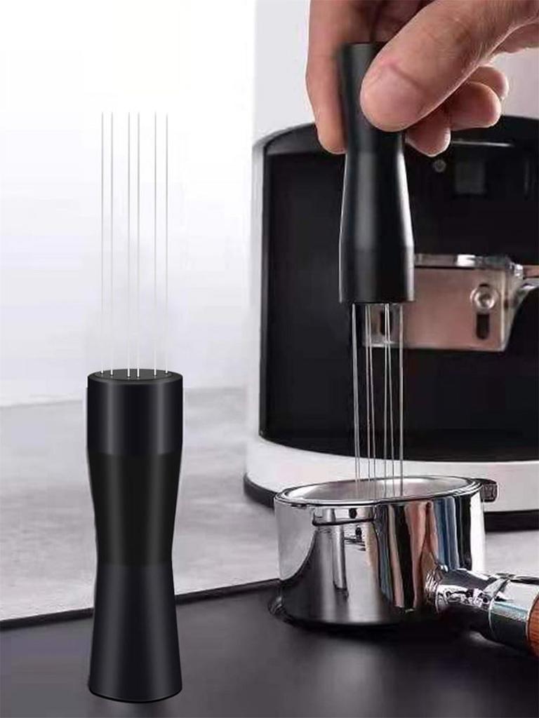 Stainless Steel Espresso Distribution Tool Coffee Powder Stirring Needle for Even Ground Distribution and Clump Breaking