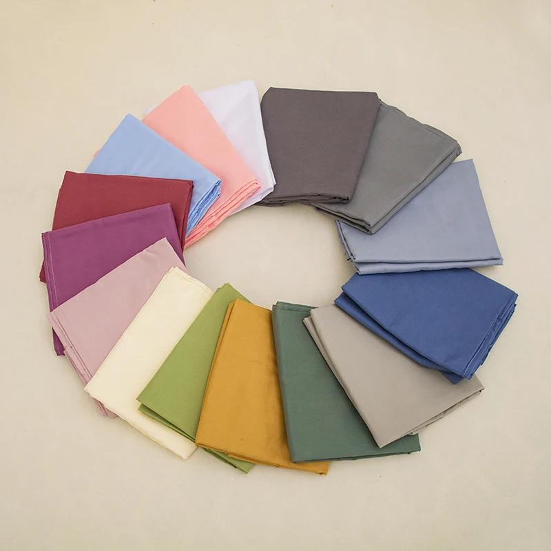 2pcs Pillowcase Decorative Cushion Cover Envelope Style White Gray Khaki Solid Color Home Body Pillow Case 48X74cm