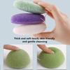 Fiber Material Round Facial Cleansing Exfoliator Face Wash Cleaning Sponge Face Wash Puff 1/5 Pcs Konjac Cleansing Sponge