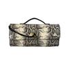Schlangenhaut handgewebte Tasche Nische Abendessen Baguette Einzel Schulter Damen Tasche Handgewebt Tragbar Mode Vielseitig