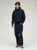 Beams Plus Denim Size 38210040791 Men's Wide-Leg 5-Pocket Pants, Indigo, L,
