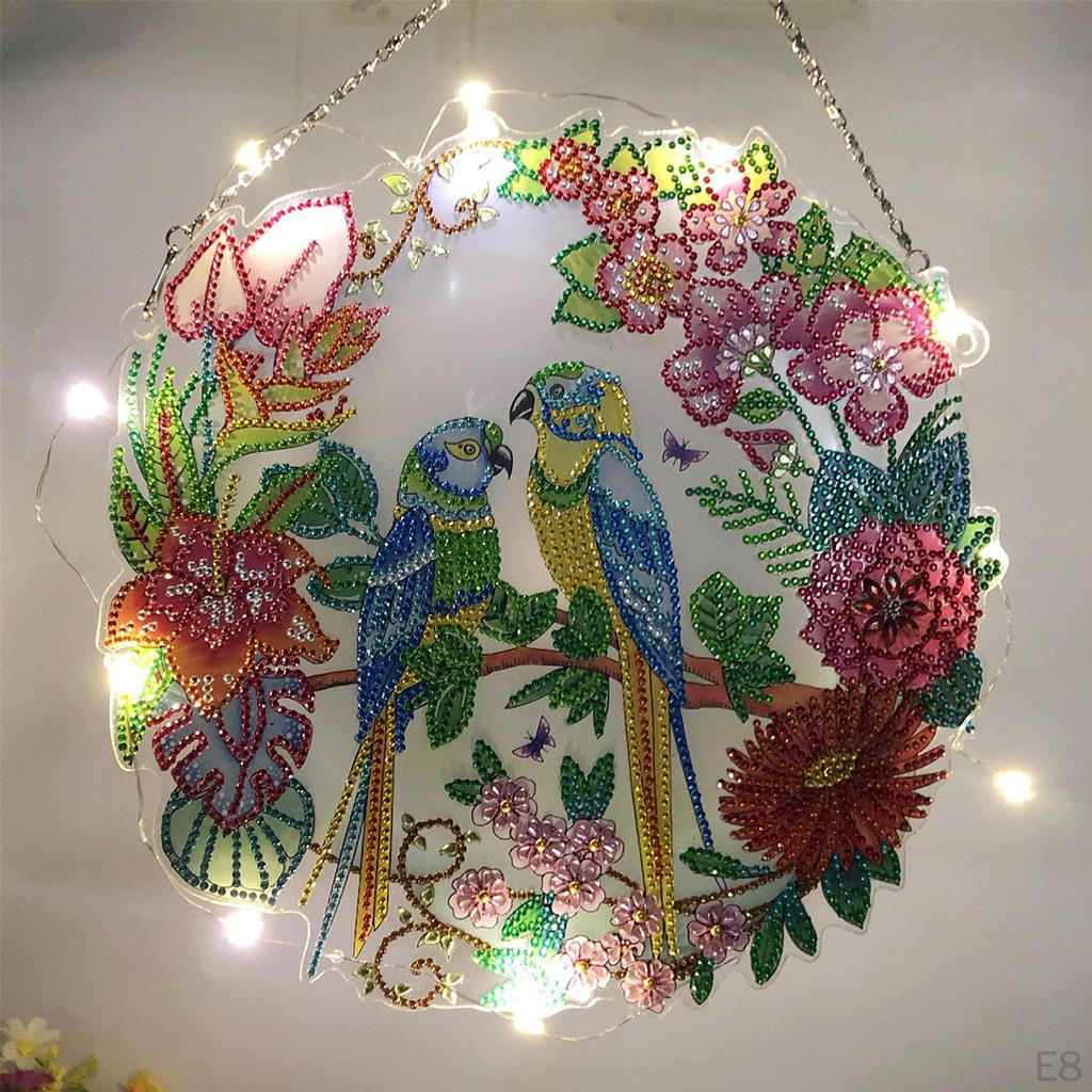 Garland Kit by Number Handmade LED Without Home Hanging Decor Beginners Festival Decoration