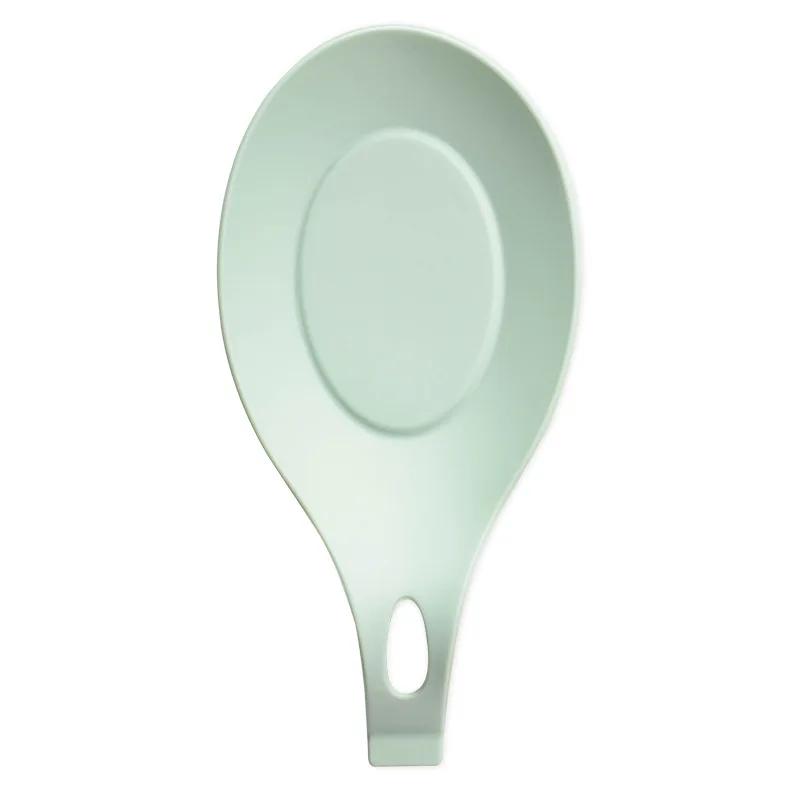 1Pcs Insulation Spoon Shelf Pad Heat Resistant Silicone Spoon Holder Rest Pad Placemat Pot Holder Drink Coaster Kitchen Gadgets