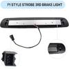 GXARTS 25890530 3Rd Third Brake Light Cargo Lamp High Mount Stop Light Compatible With Chevy Silverado GMC Sierra 1500 2500 3500 HD 2007 2008 2009