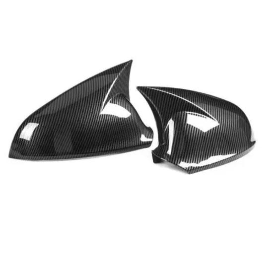For Opel Vauxhall Astra H MK5 2004-2009 J MK6 2010-2013 ABS Car Side Mirror Cover Wing Cap Exterior Door Trim Adhesive Sticker
