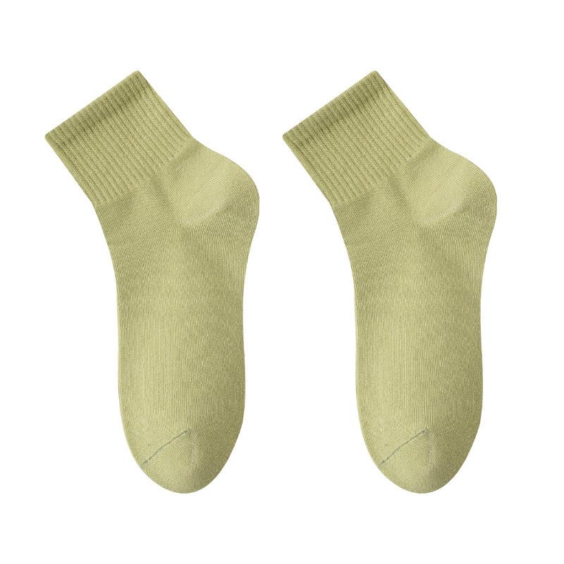 Men's Summer Sports Deodorizing Sweat Absorbing Boneless Pure Cotton Tube Socks