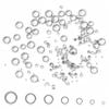 100pcs Stainless Steel Spacer Loose Beads 1.5mm 2mm 3mm 4mm 5mm 6mm 7mm Big Hole Bead for DIY Necklace Bracelet Jewelry Supplies