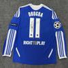 Vintage Long Sleeve Football Jersey Unisex Striped Sports Shirt Matches Training