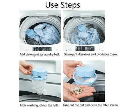 Durable Washing Machine Filter Bag Thickened Floating Mesh Laundry Hair Removal Device for Effective Clothes Cleaning