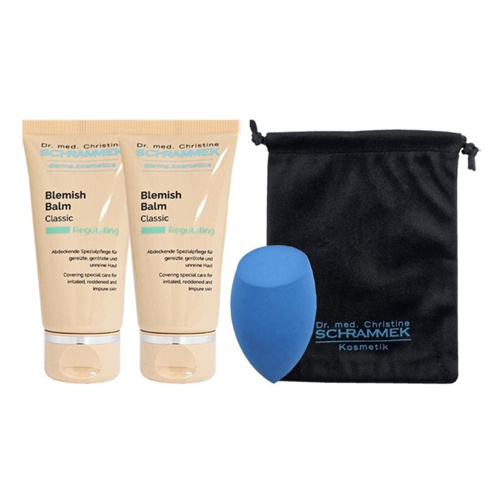 

German Schrammek BB Cream Classic Schrammek BB 30ml x 2 + Big Puff + Pouch Schrammek Blemish Balm 30ml x 2 + Big Puff + Pouch